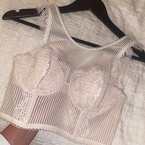 Lace Victoria Secret crop top